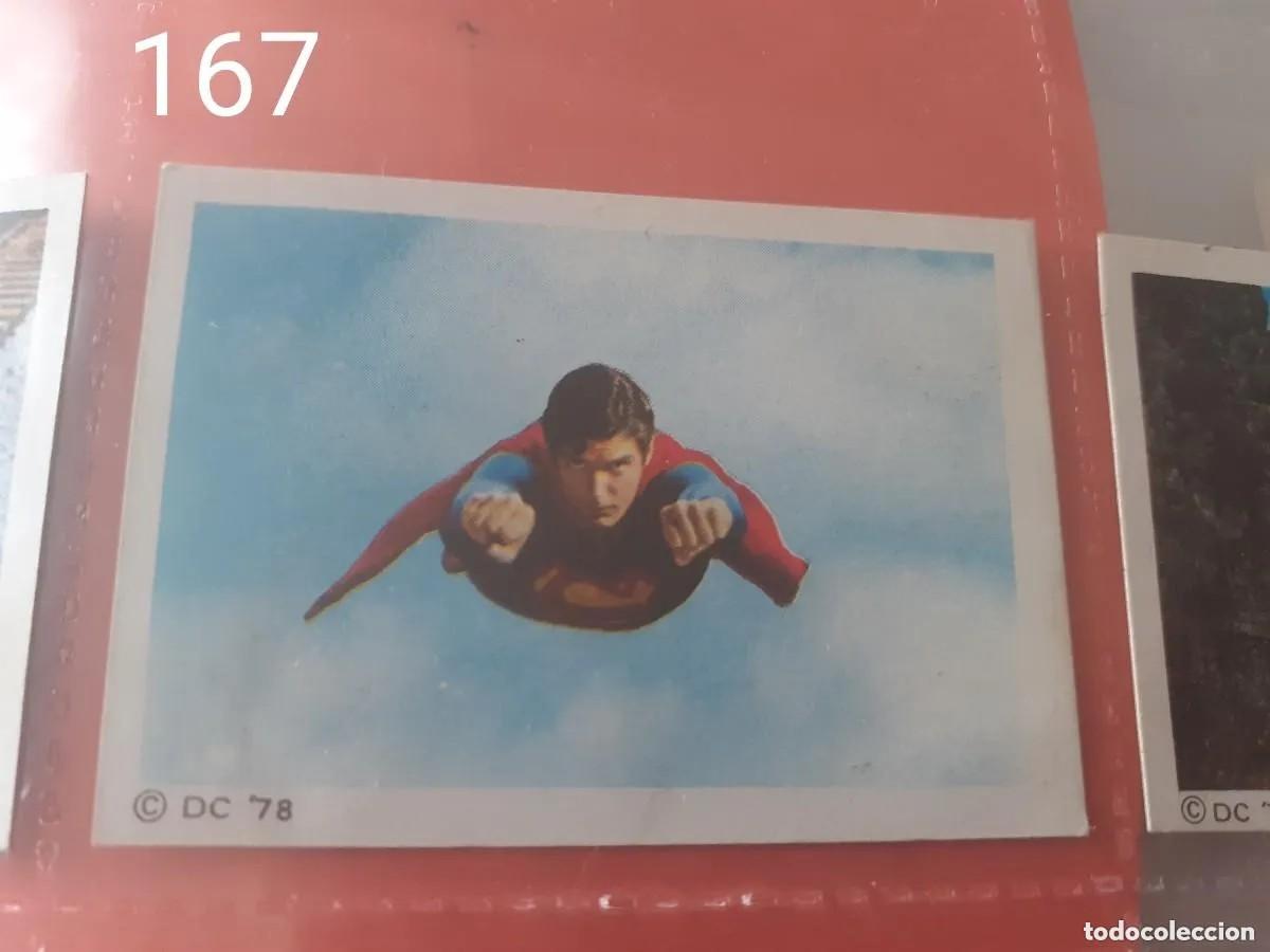 Coleccionismo Cromos antiguos: Cromo n.167 superman I fher _ sin pegar