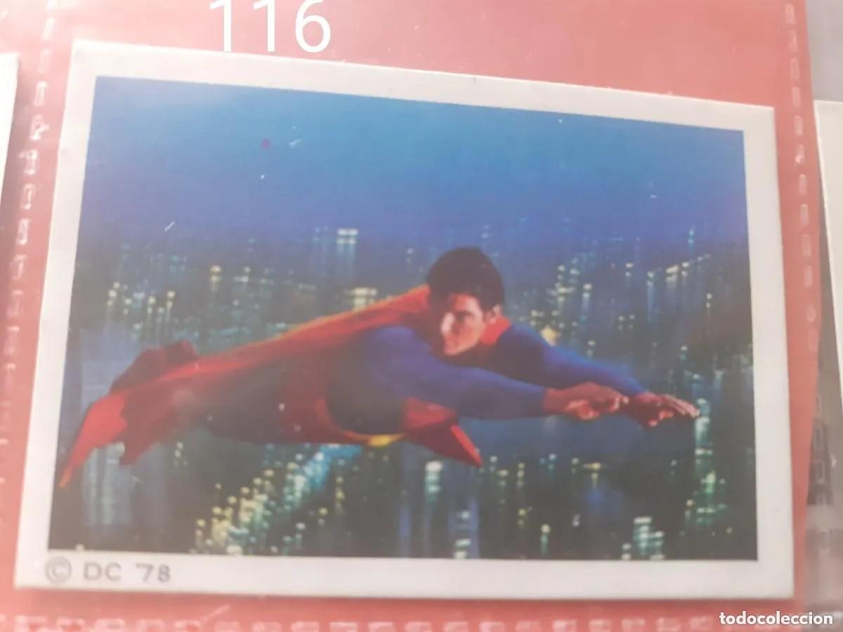 Coleccionismo Cromos antiguos: Cromo n.116 superman I fher _ sin pegar