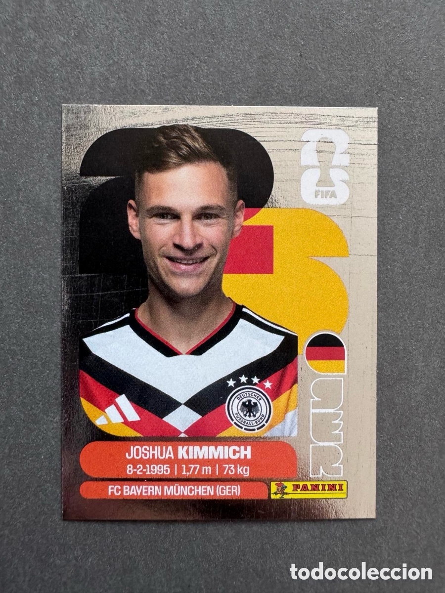 Coleccionismo Cromos antiguos: Joshua Kimmich Sticker Panini World Cup 2026 Silver Germany GER10