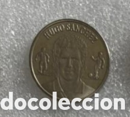 Coleccionismo Cromos antiguos: HUGO SANCHEZ MONEDA COLECCION OFICIAL DEL REAL MADRID 1902-2000