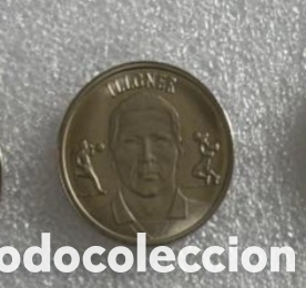 Coleccionismo Cromos antiguos: ILLGNER MONEDA COLECCION OFICIAL DEL REAL MADRID 1902-2000