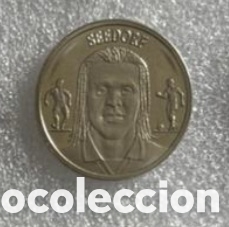 Coleccionismo Cromos antiguos: SEEDORF MONEDA COLECCION OFICIAL DEL REAL MADRID 1902-2000