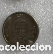 Coleccionismo Cromos antiguos: KOPA MONEDA COLECCION OFICIAL DEL REAL MADRID 1902-2000