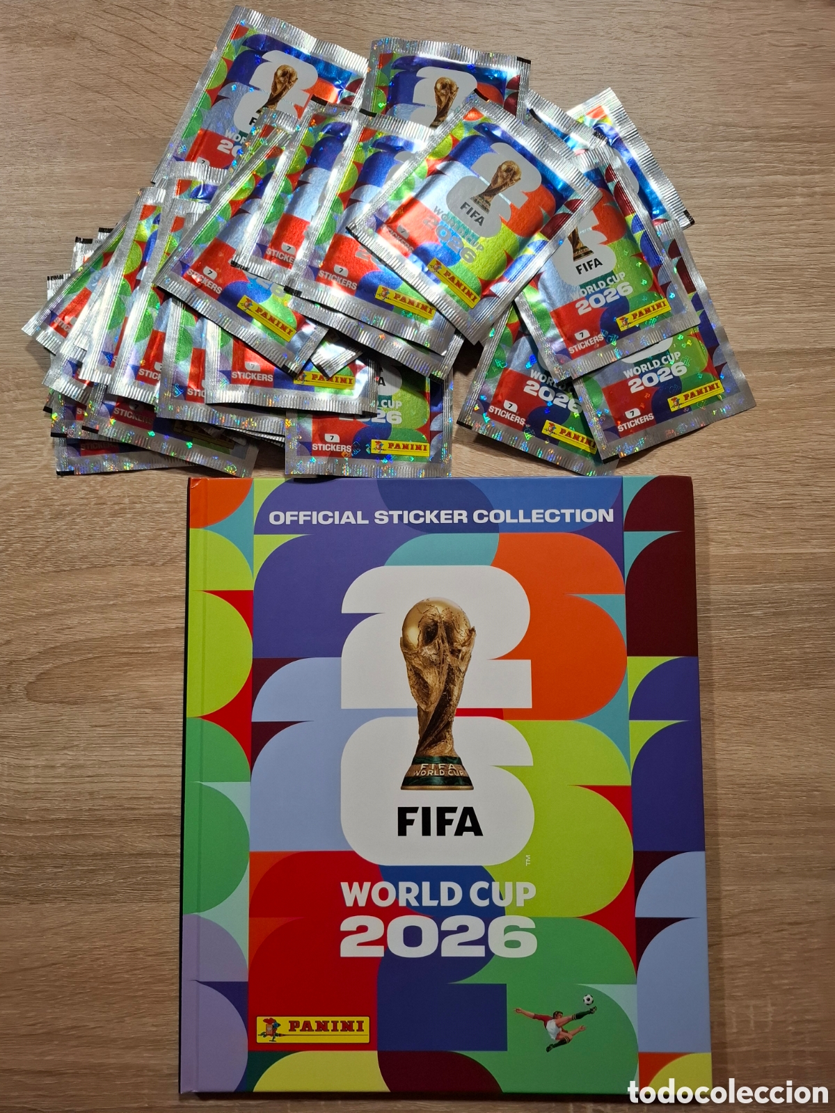 Coleccionismo Cromos antiguos: Album tapa dura mundial 2026 panini con 40 sobres