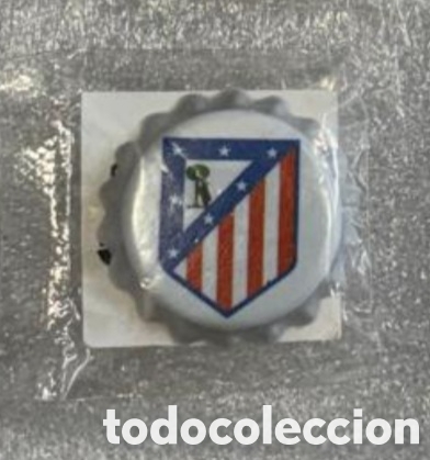 Coleccionismo Cromos antiguos: ATLETICO DE MADRID CHAPA GREFUSA A&Ntilde;O 2013 LA LIGA FUTBOL
