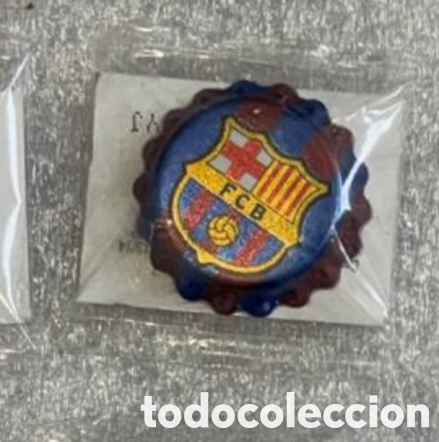 Coleccionismo Cromos antiguos: FC BARCELONA CHAPA GREFUSA A&Ntilde;O 2013 LA LIGA FUTBOL