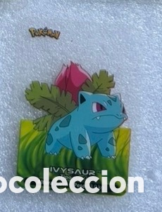 Coleccionismo Cromos antiguos: Carta Lamincards lamin card Pokemon Ivysaur