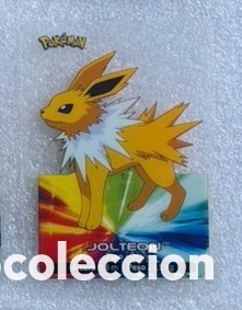Coleccionismo Cromos antiguos: Carta Lamincards lamin card Pokemon Jolteon