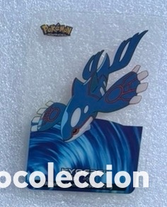 Coleccionismo Cromos antiguos: Carta Lamincards lamin card Pokemon Kyogre