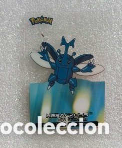 Coleccionismo Cromos antiguos: Carta Lamincards lamin card Pokemon Heracross