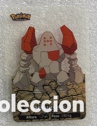 Coleccionismo Cromos antiguos: Carta Lamincards lamin card Pokemon Regirock