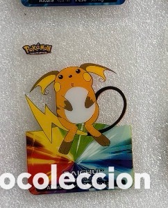 Coleccionismo Cromos antiguos: Carta Lamincards lamin card Pokemon Raichu