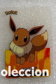 Coleccionismo Cromos antiguos: Carta Lamincards lamin card Pokemon Eevee