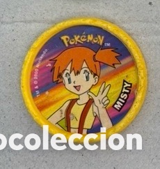 Coleccionismo Cromos antiguos: MISTY M&aacute;ster tazo Pokemon a&ntilde;o 2000