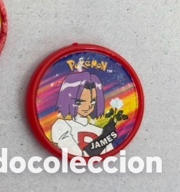 Coleccionismo Cromos antiguos: JAMES M&aacute;ster tazo Pokemon a&ntilde;o 2000