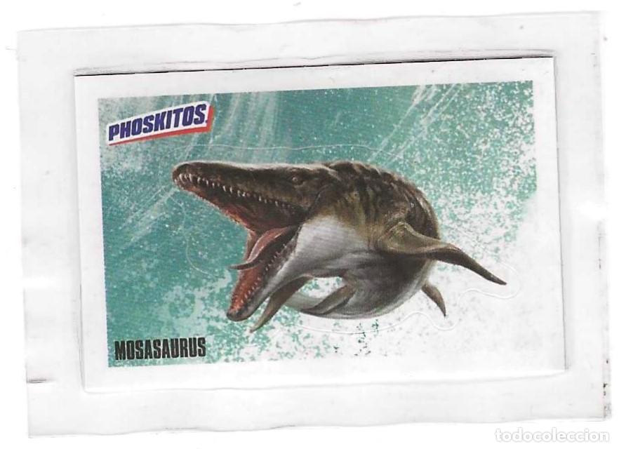 Coleccionismo cromos antiguos: PHOSKITOS -- DINOSAURIOS -- MOSASAURUS - Foto 1