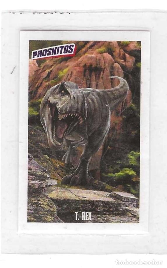 Coleccionismo Cromos antiguos: PHOSKITOS -- DINOSAURIOS -- T. REX