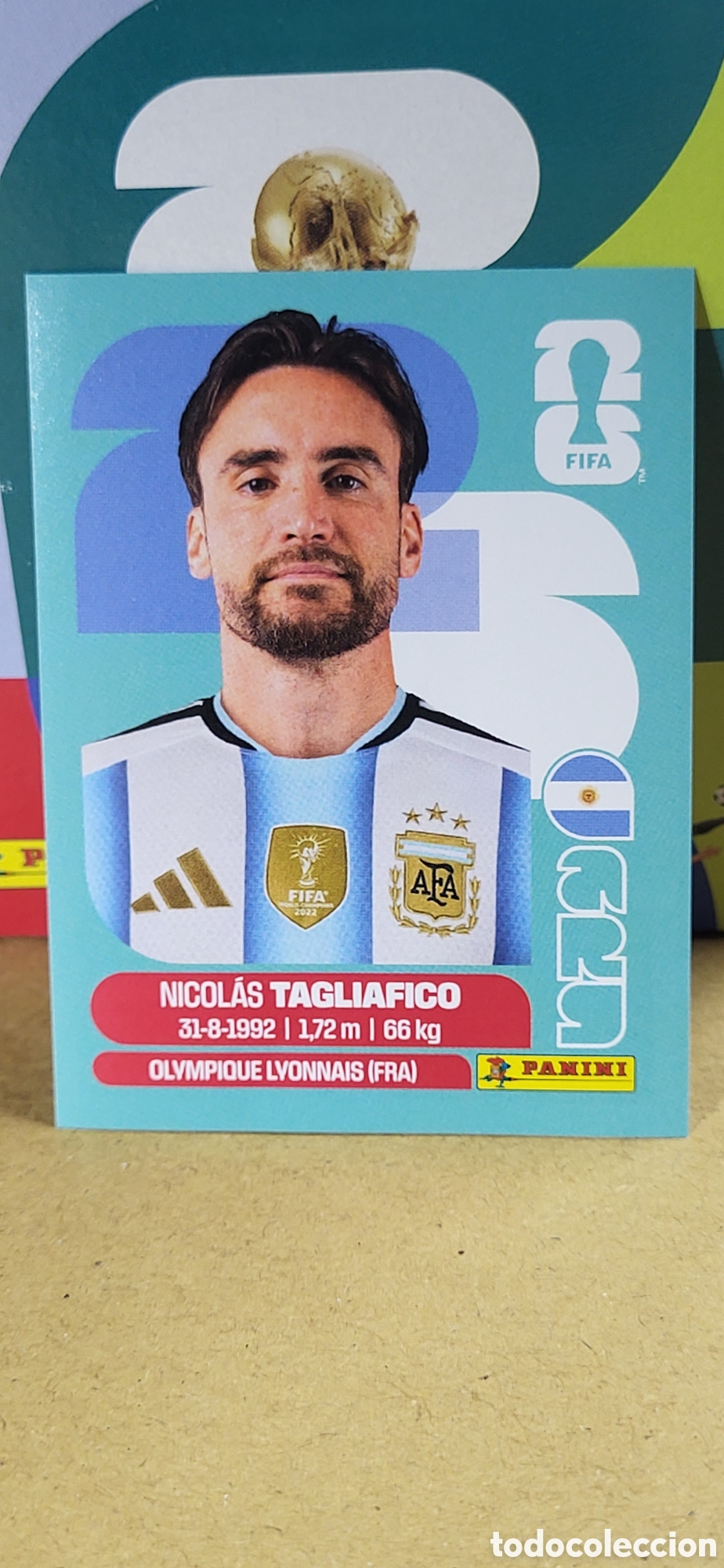 Collectionnisme Cartes &agrave; collectionner anciennes: TAGLIAFICO ARGENTINA N&ordm; 6 FIFA WORLD CUP 2026 PANINI MUNDIAL FIFA WORLD CUP