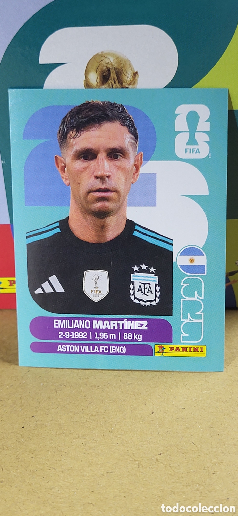 Collezionismo Figurine antiche: EMILIANO MARTINEZ ARGENTINA N&ordm; 2 FIFA WORLD CUP 2026 PANINI MUNDIAL FIFA WORLD CUP