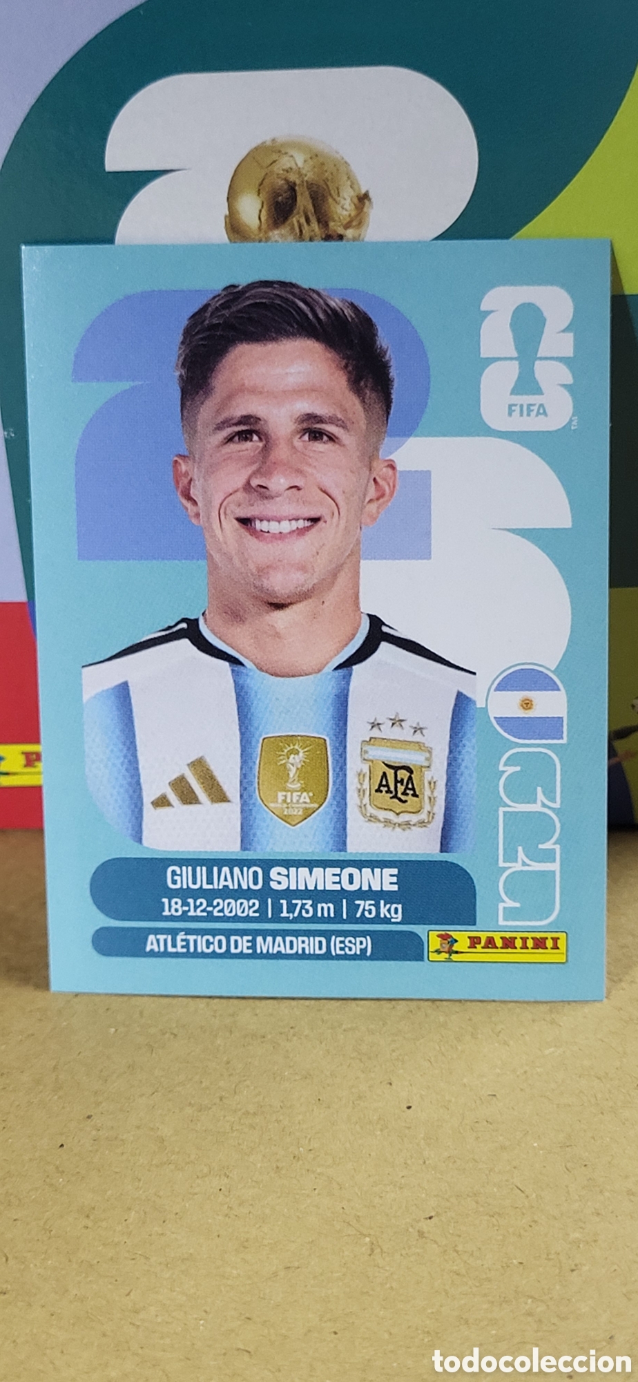 Collezionismo Figurine antiche: GIULIANO SIMEONE ARGENTINA N&ordm; 20 FIFA WORLD CUP 2026 PANINI MUNDIAL FIFA WORLD CUP