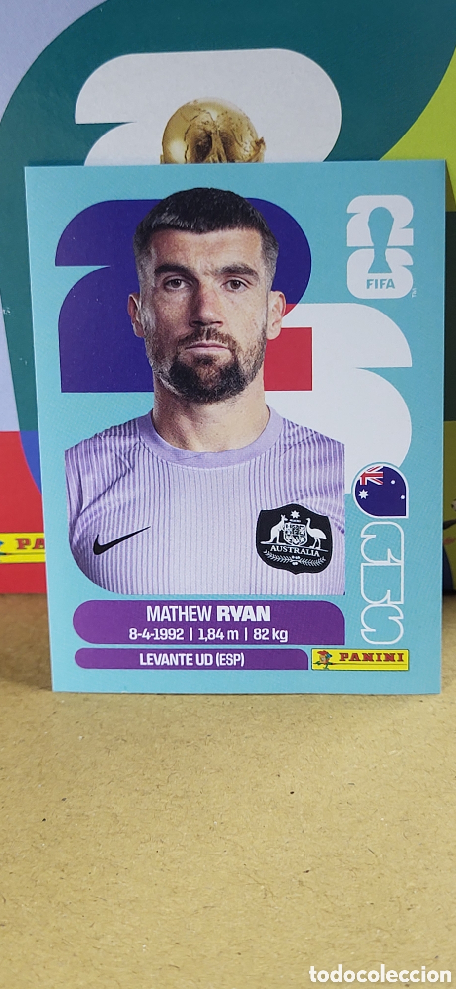 Sammeln alte Sammelbilder: MATHEW RYAN AUSTRALIA N&ordm; 2 FIFA WORLD CUP 2026 PANINI MUNDIAL FIFA WORLD CUP