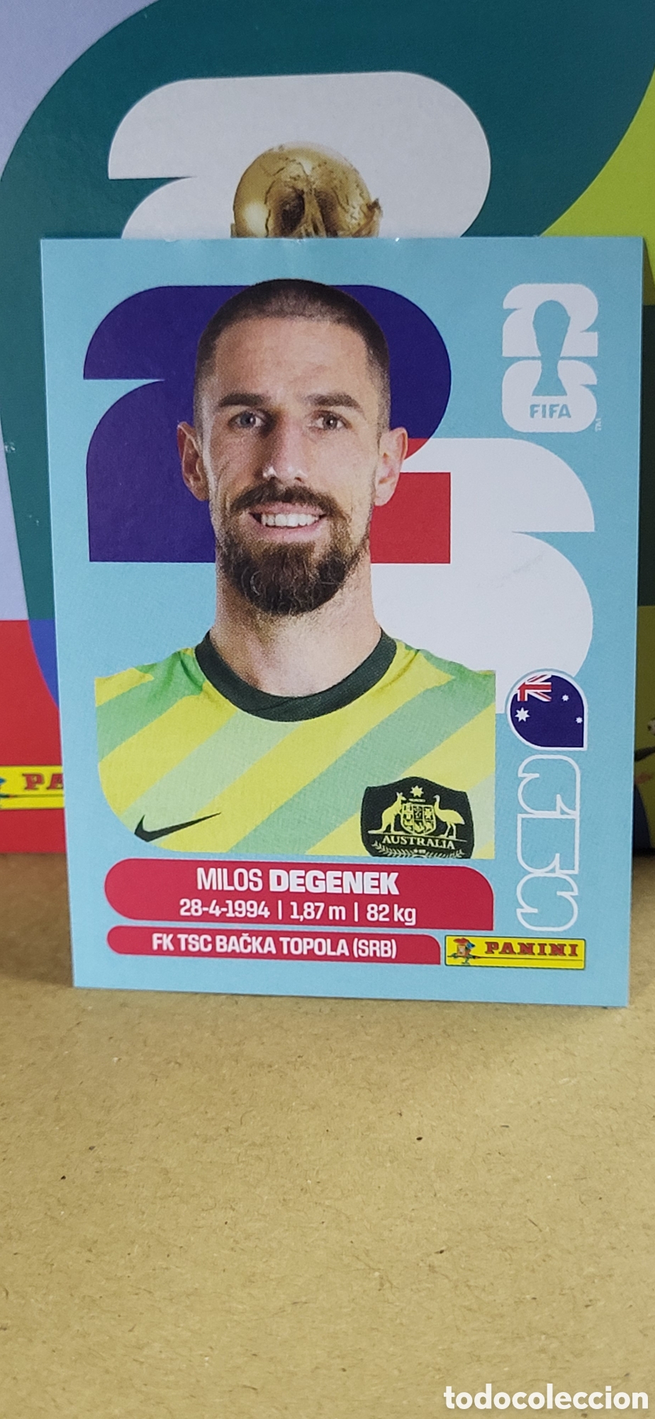 Sammeln alte Sammelbilder: DEGENEK AUSTRALIA N&ordm; 10 FIFA WORLD CUP 2026 PANINI MUNDIAL FIFA WORLD CUP