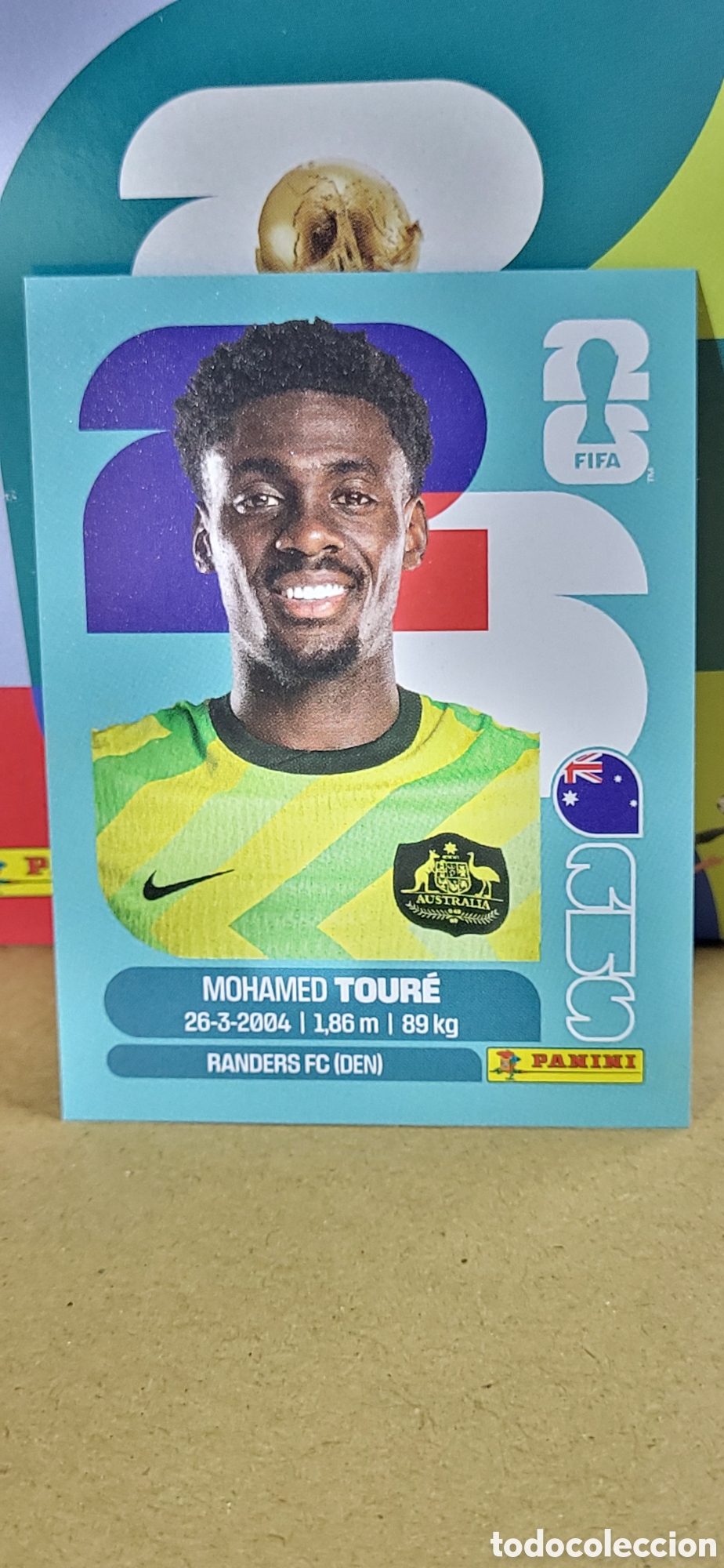 Coleccionismo Cromos antiguos: TOURE AUSTRALIA N&ordm; 20 FIFA WORLD CUP 2026 PANINI MUNDIAL FIFA WORLD CUP
