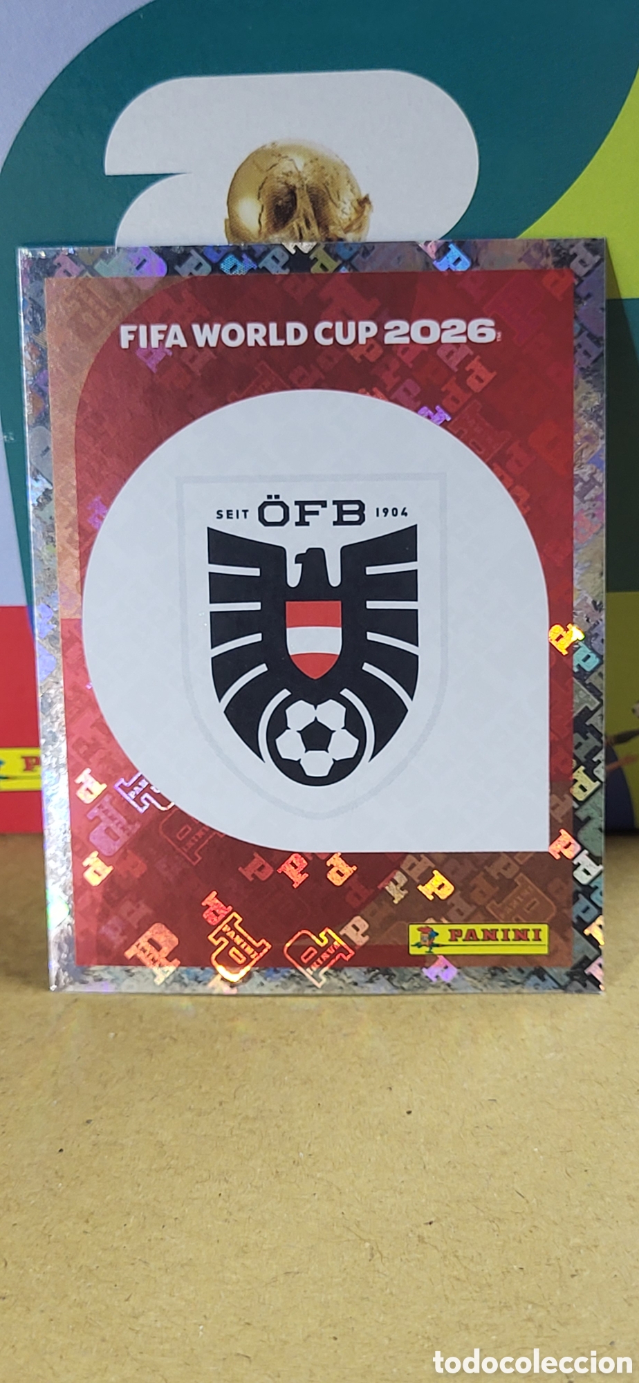 Collezionismo Figurine antiche: ESCUDO AUSTRIA N&ordm; 1 FIFA WORLD CUP 2026 PANINI MUNDIAL FIFA WORLD CUP