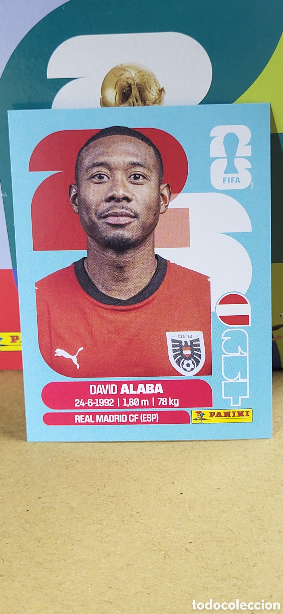 Collezionismo Figurine antiche: ALABA AUSTRIA N&ordm; 4 FIFA WORLD CUP 2026 PANINI MUNDIAL FIFA WORLD CUP
