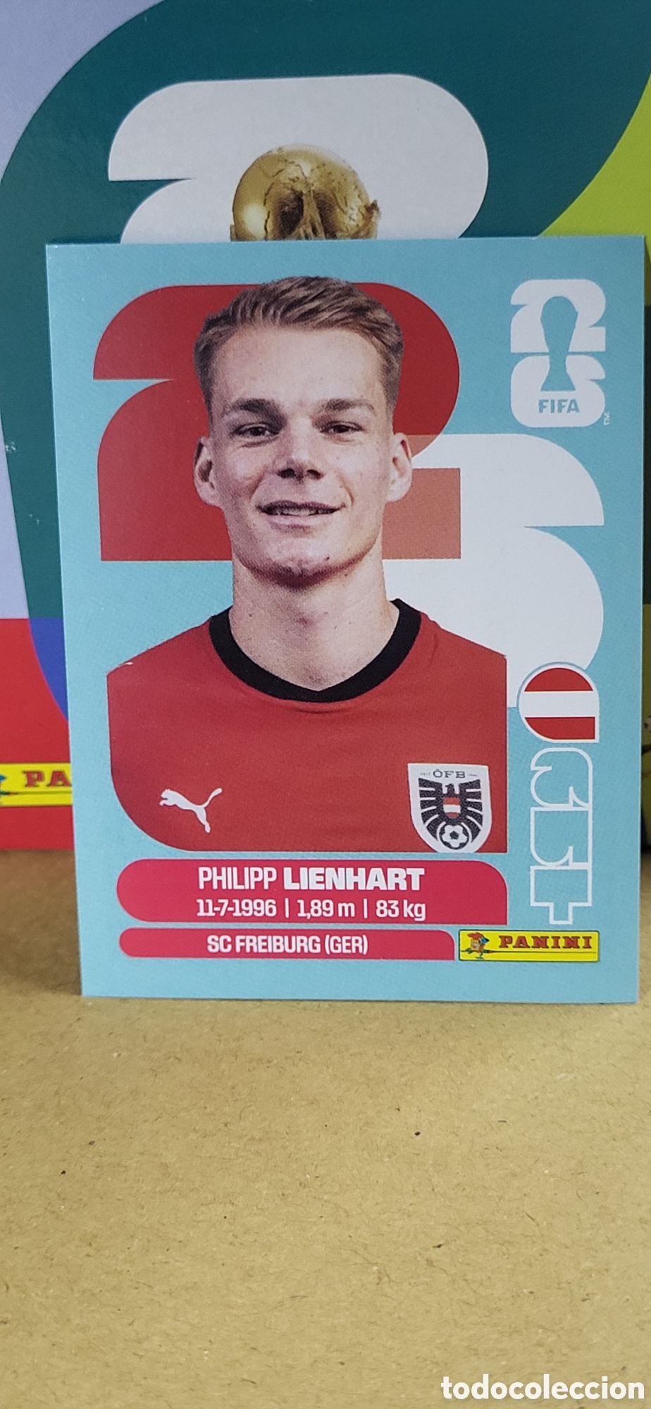 Collezionismo Figurine antiche: LIENHART AUSTRIA N&ordm; 6 FIFA WORLD CUP 2026 PANINI MUNDIAL FIFA WORLD CUP