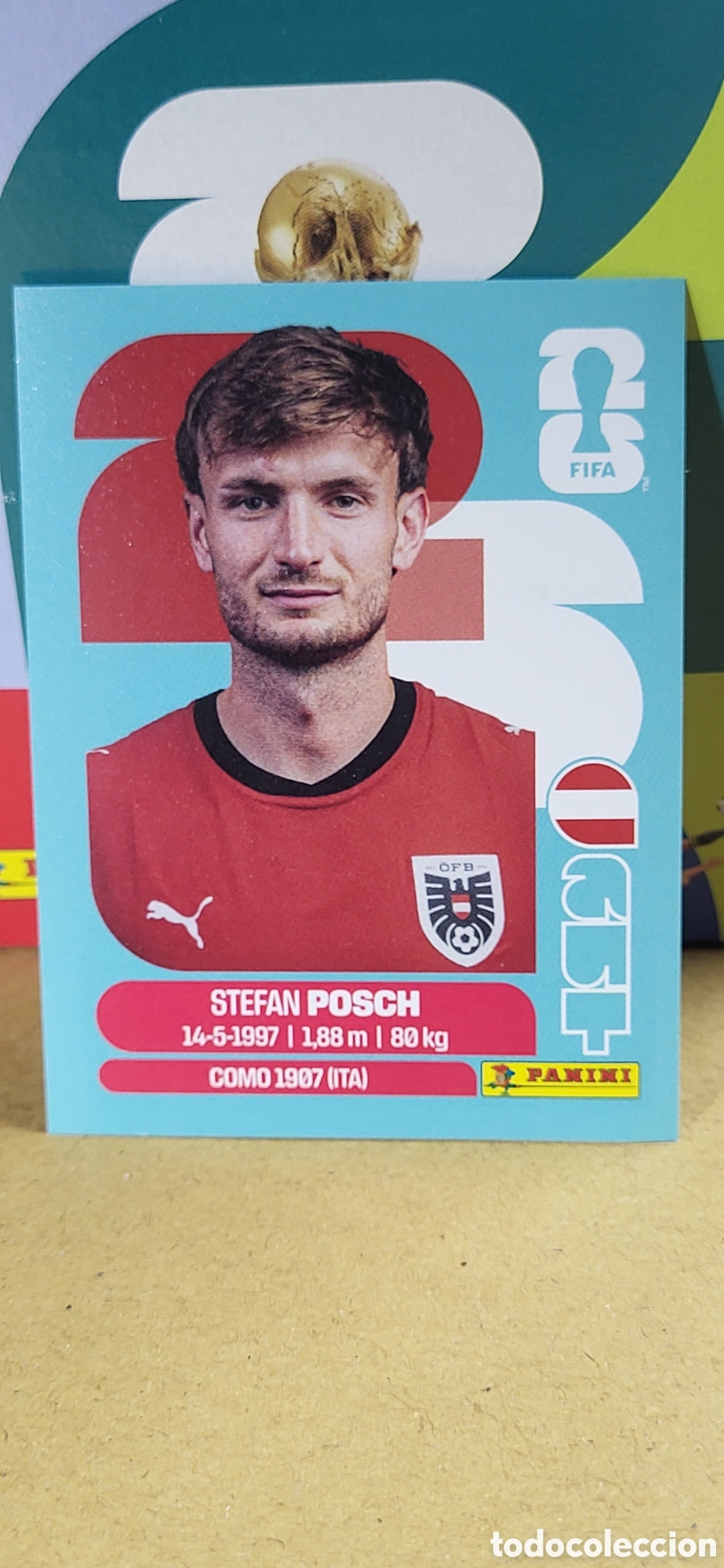 Collezionismo Figurine antiche: POSCH AUSTRIA N&ordm; 7 FIFA WORLD CUP 2026 PANINI MUNDIAL FIFA WORLD CUP