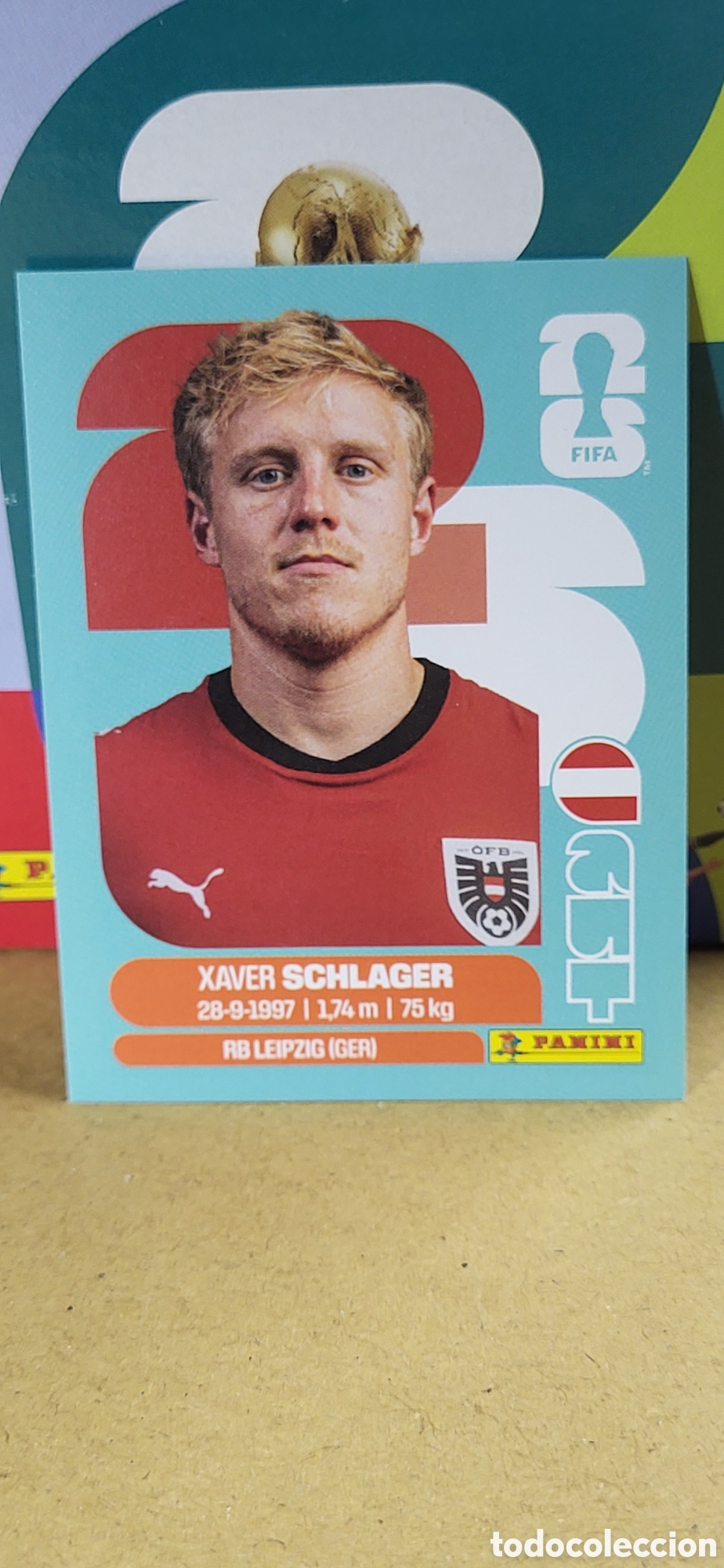 Collezionismo Figurine antiche: SCHLAGER AUSTRIA N&ordm; 10 FIFA WORLD CUP 2026 PANINI MUNDIAL FIFA WORLD CUP
