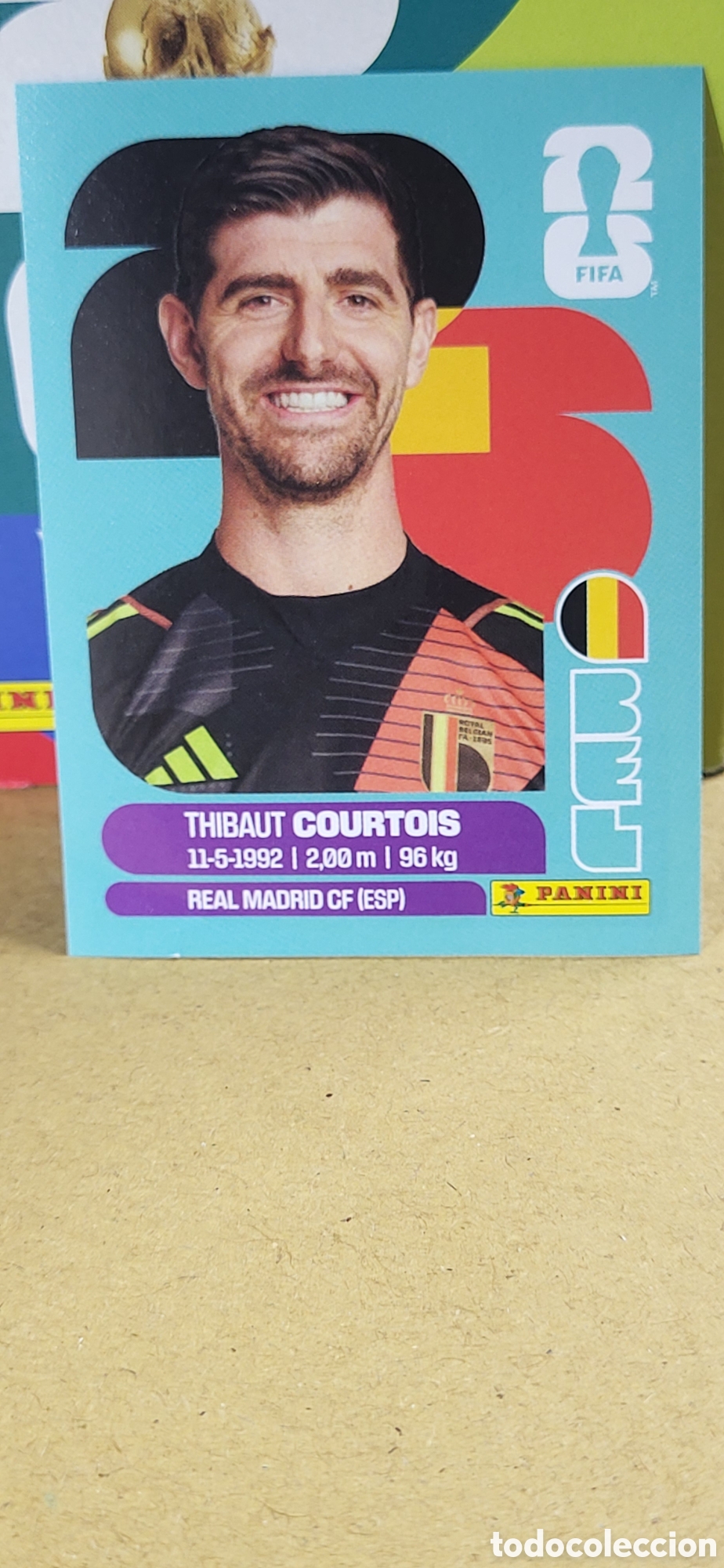 Coleccionismo Cromos antiguos: COURTOIS BELGICA N&ordm; 2 FIFA WORLD CUP 2026 PANINI MUNDIAL FIFA WORLD CUP