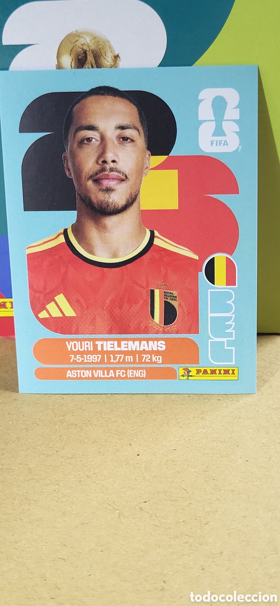 Collectable Antique Stickers: TELEMANS BELGICA N&ordm; 9 FIFA WORLD CUP 2026 PANINI MUNDIAL FIFA WORLD CUP