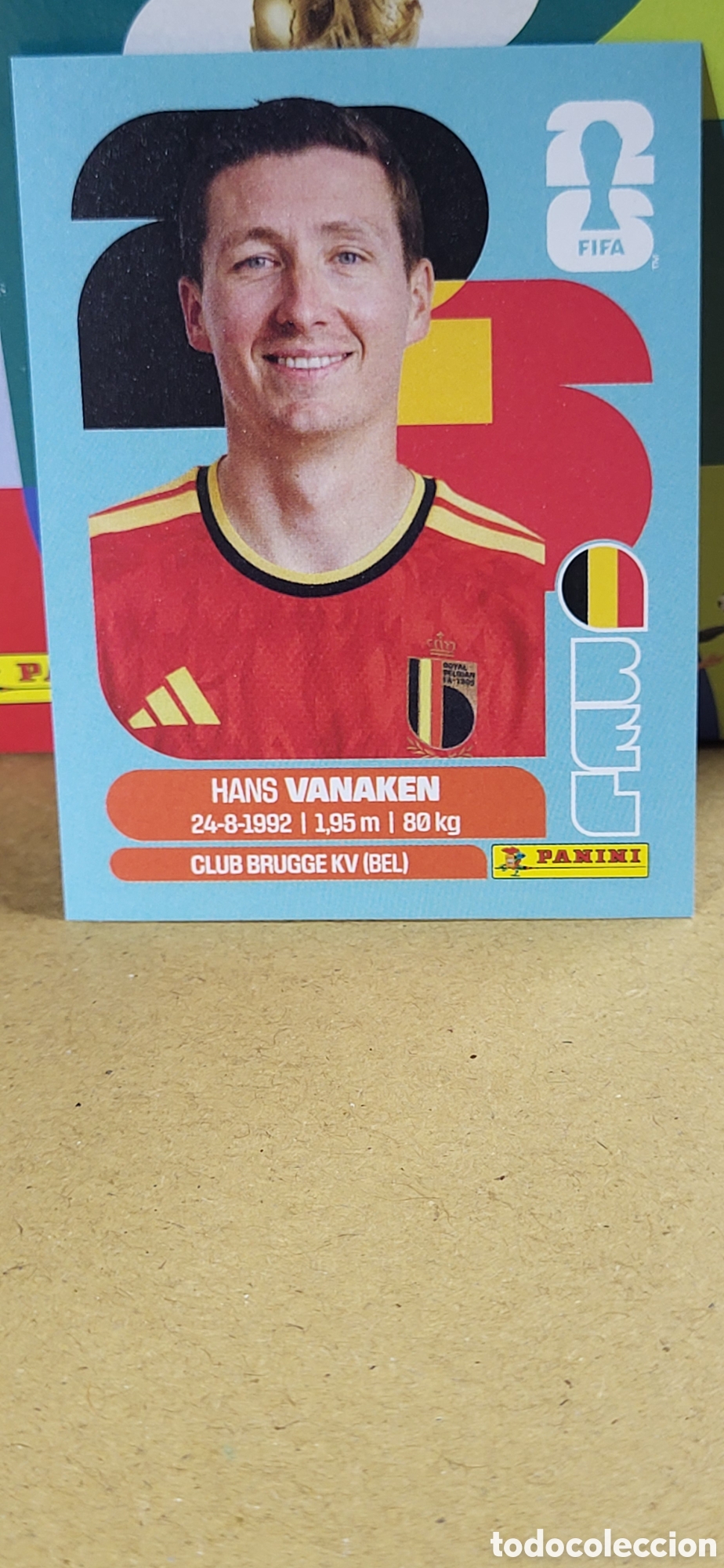Collectable Antique Stickers: VANAKEN BELGICA N&ordm; 14 FIFA WORLD CUP 2026 PANINI MUNDIAL FIFA WORLD CUP
