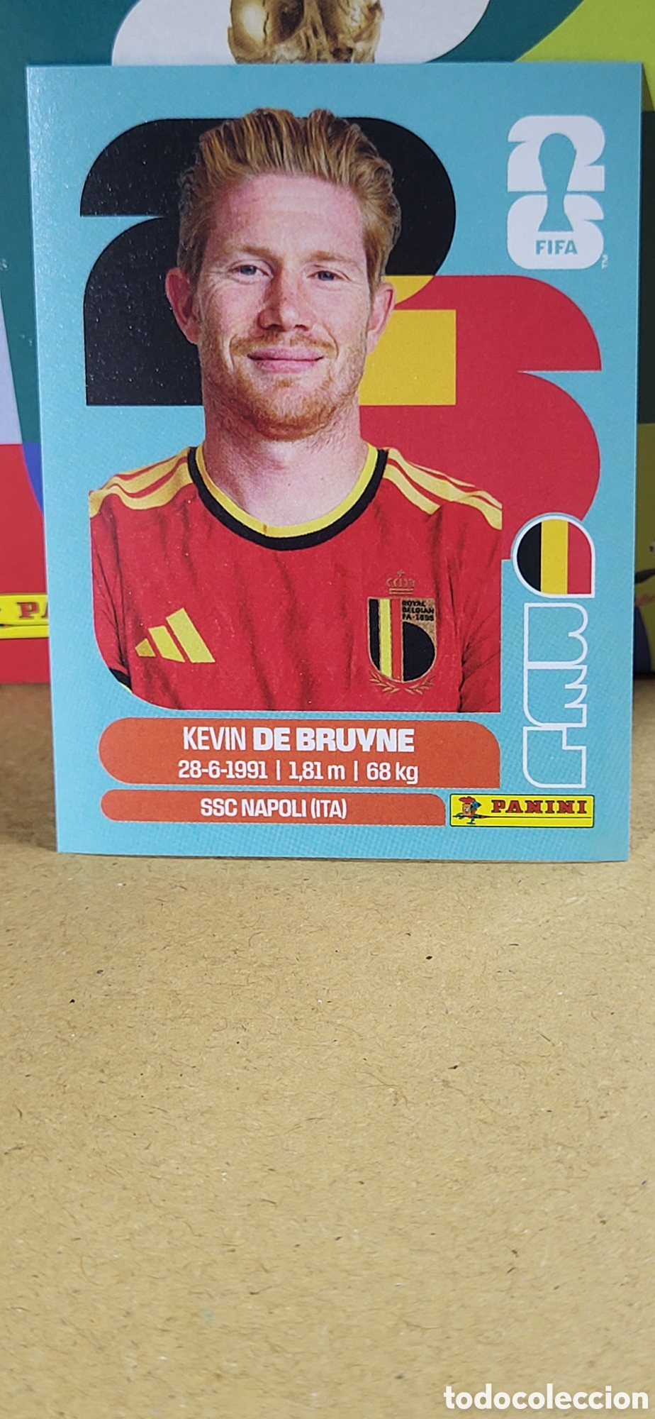 Collezionismo Figurine antiche: DE BRUVNE BELGICA N&ordm; 15 FIFA WORLD CUP 2026 PANINI MUNDIAL FIFA WORLD CUP