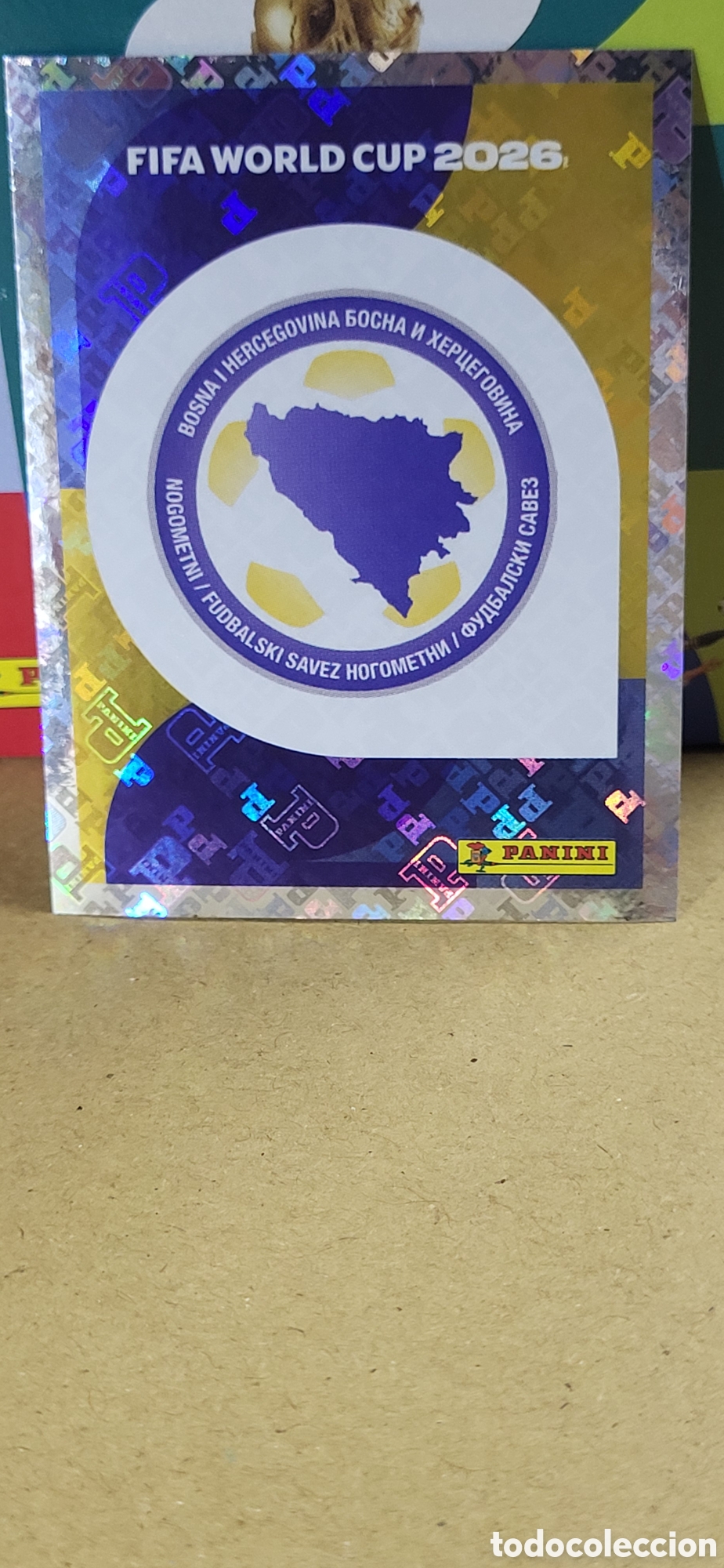 Collezionismo Figurine antiche: ESCUDO BOSNIA N&ordm; 1 FIFA WORLD CUP 2026 PANINI MUNDIAL FIFA WORLD CUP