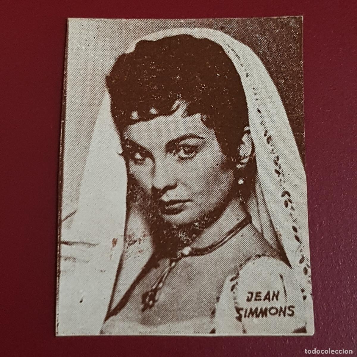 Collezionismo Figurine antiche: HISPANO AMERICANA - ARTISTAS DE CINE 1962 - 62 - JEAN SIMMONS - NUNCA PEGADO
