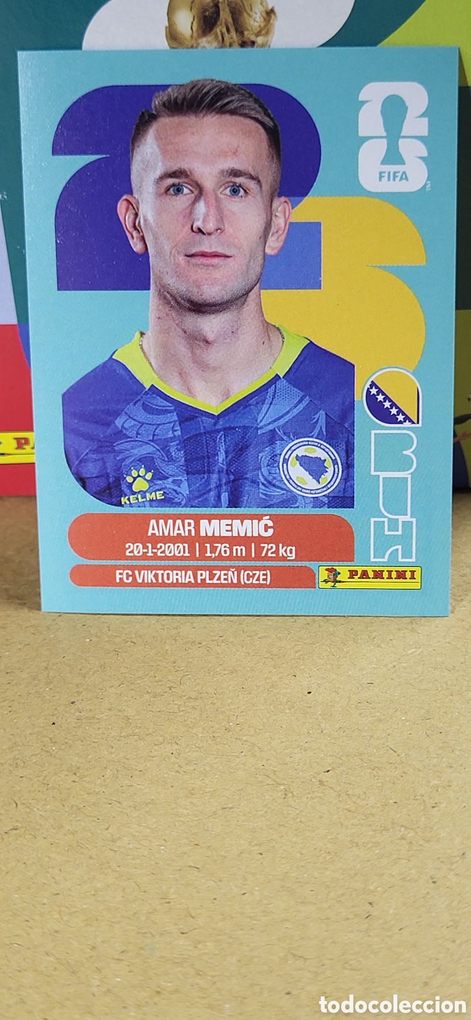Collezionismo Figurine antiche: MEMIC BOSNIA N&ordm; 16 FIFA WORLD CUP 2026 PANINI MUNDIAL FIFA WORLD CUP