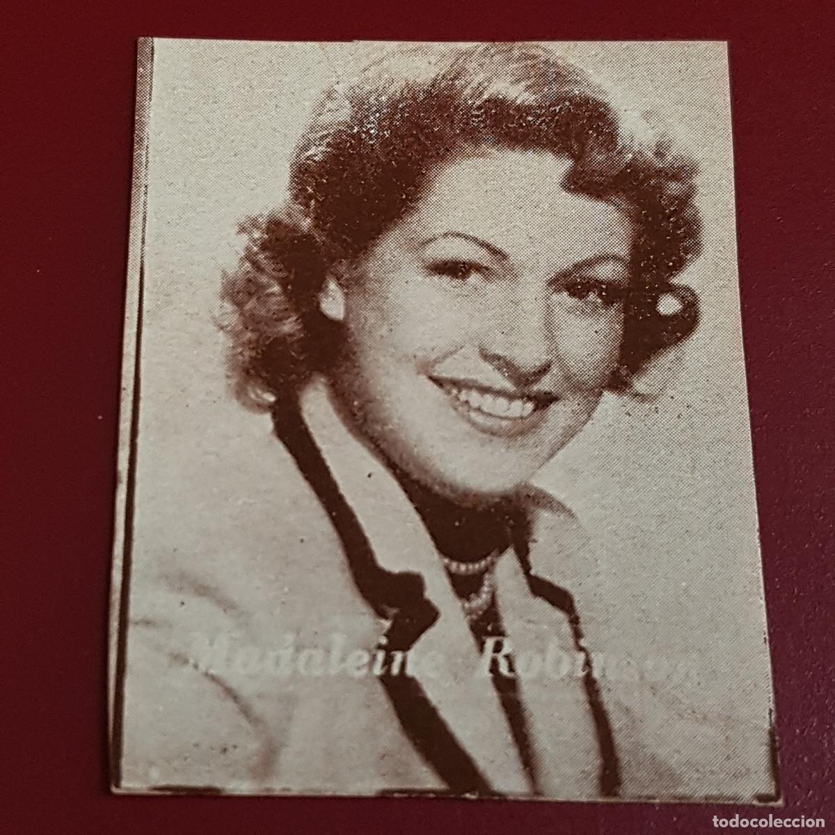 Coleccionismo Cromos antiguos: HISPANO AMERICANA - ARTISTAS DE CINE 1962 - 62 - MADELEINE ROBINSON - NUNCA PEGADO