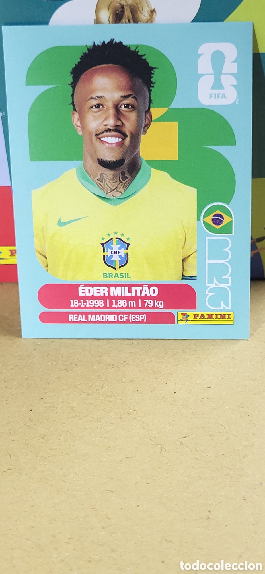 Collezionismo Figurine antiche: MILITAO BRASIL N&ordm; 5 FIFA WORLD CUP 2026 PANINI MUNDIAL FIFA WORLD CUP