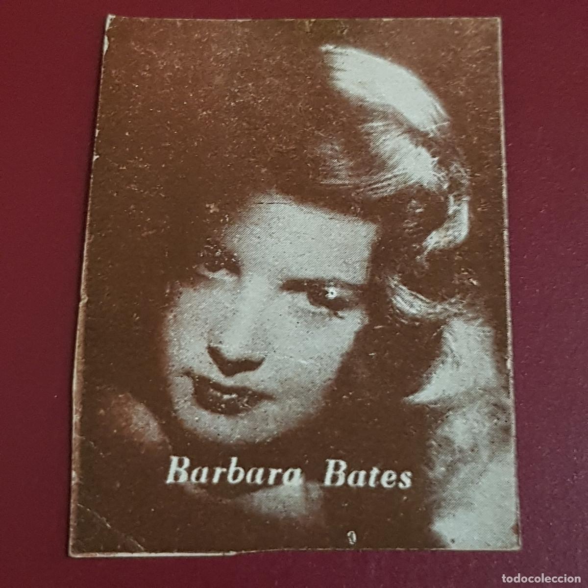 Coleccionismo Cromos antiguos: HISPANO AMERICANA - ARTISTAS DE CINE 1962 - 62 - BARBARA BATES - NUNCA PEGADO