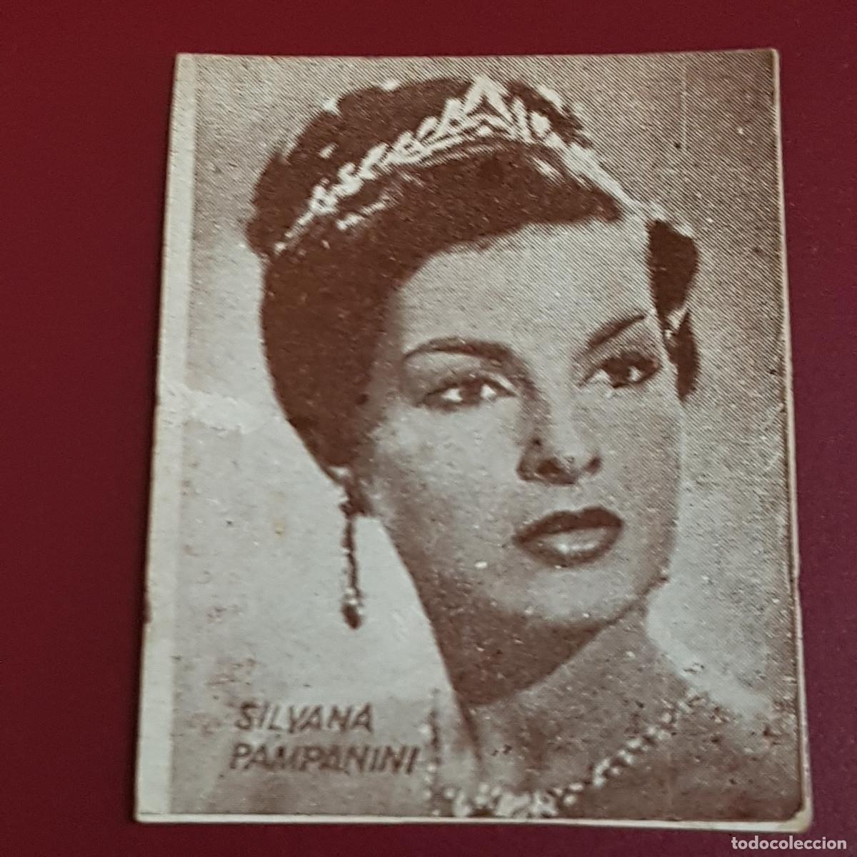 Coleccionismo Cromos antiguos: HISPANO AMERICANA - ARTISTAS DE CINE 1962 - 62 - SILVANA PAMPANINI - NUNCA PEGADO
