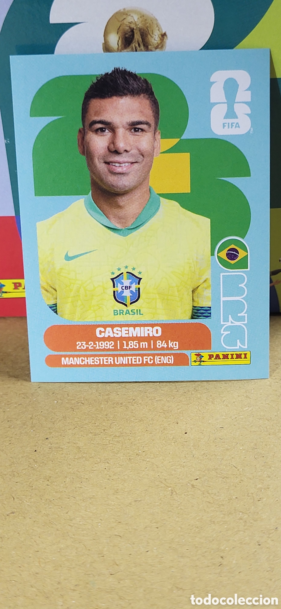 Coleccionismo Cromos antiguos: CASEMIRO BRASIL N&ordm; 10 FIFA WORLD CUP 2026 PANINI MUNDIAL FIFA WORLD CUP