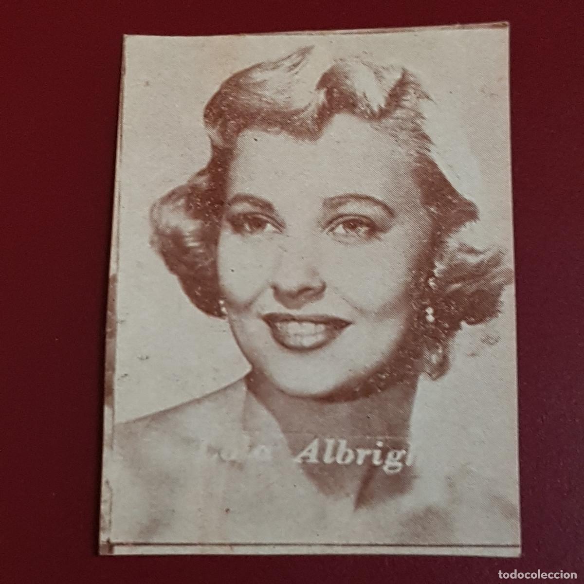 Coleccionismo Cromos antiguos: HISPANO AMERICANA - ARTISTAS DE CINE 1962 - 62 - LOLA ALBRIGHT - NUNCA PEGADO