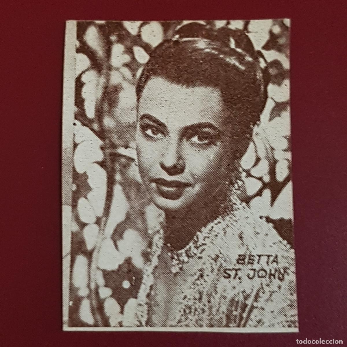 Coleccionismo Cromos antiguos: HISPANO AMERICANA - ARTISTAS DE CINE 1962 - 62 - BETA ST JOHN - NUNCA PEGADO
