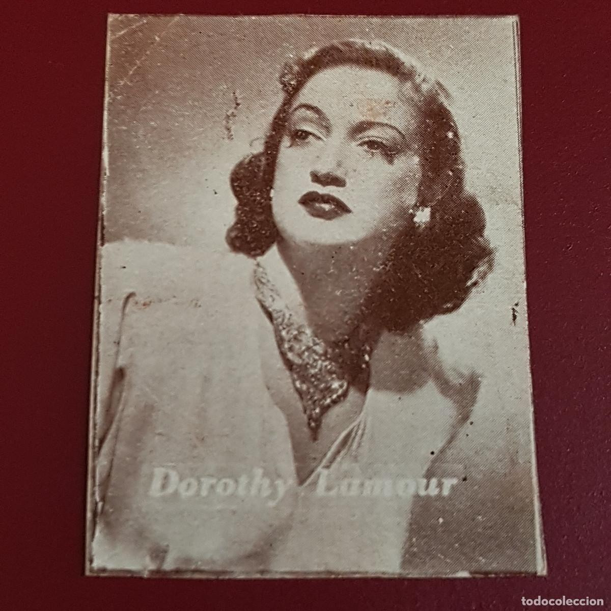 Coleccionismo Cromos antiguos: HISPANO AMERICANA - ARTISTAS DE CINE 1962 - 62 - DOROTHY LAMOUR - NUNCA PEGADO