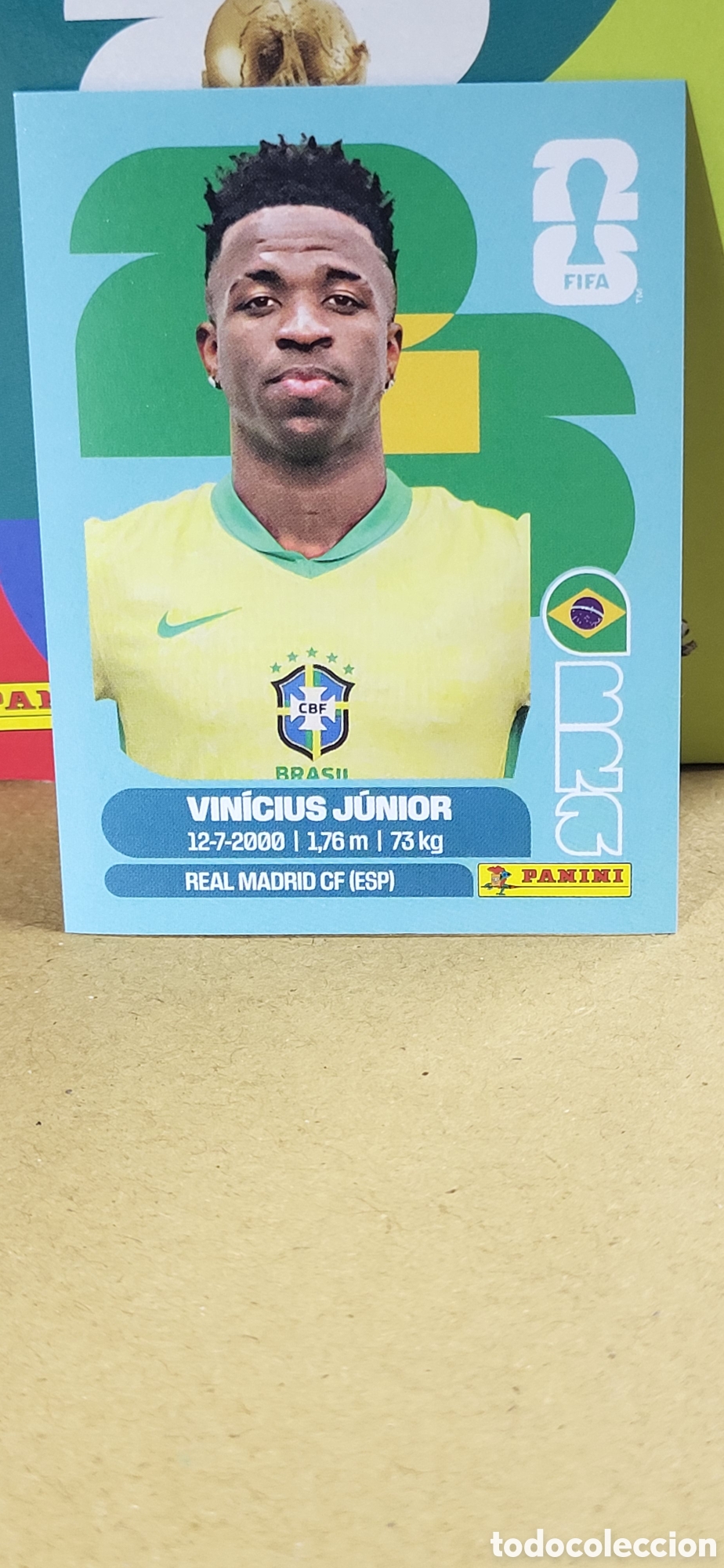 Coleccionismo Cromos antiguos: VINICIUS BRASIL N&ordm; 14 FIFA WORLD CUP 2026 PANINI MUNDIAL FIFA WORLD CUP
