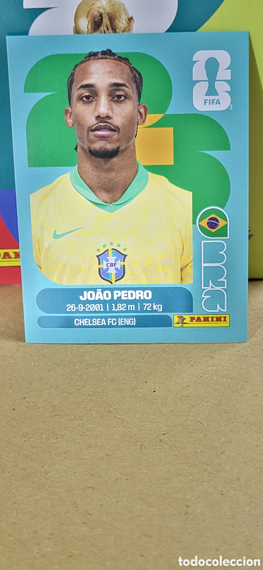 Coleccionismo Cromos antiguos: JOAO PEDRO BRASIL N&ordm; 16 FIFA WORLD CUP 2026 PANINI MUNDIAL FIFA WORLD CUP