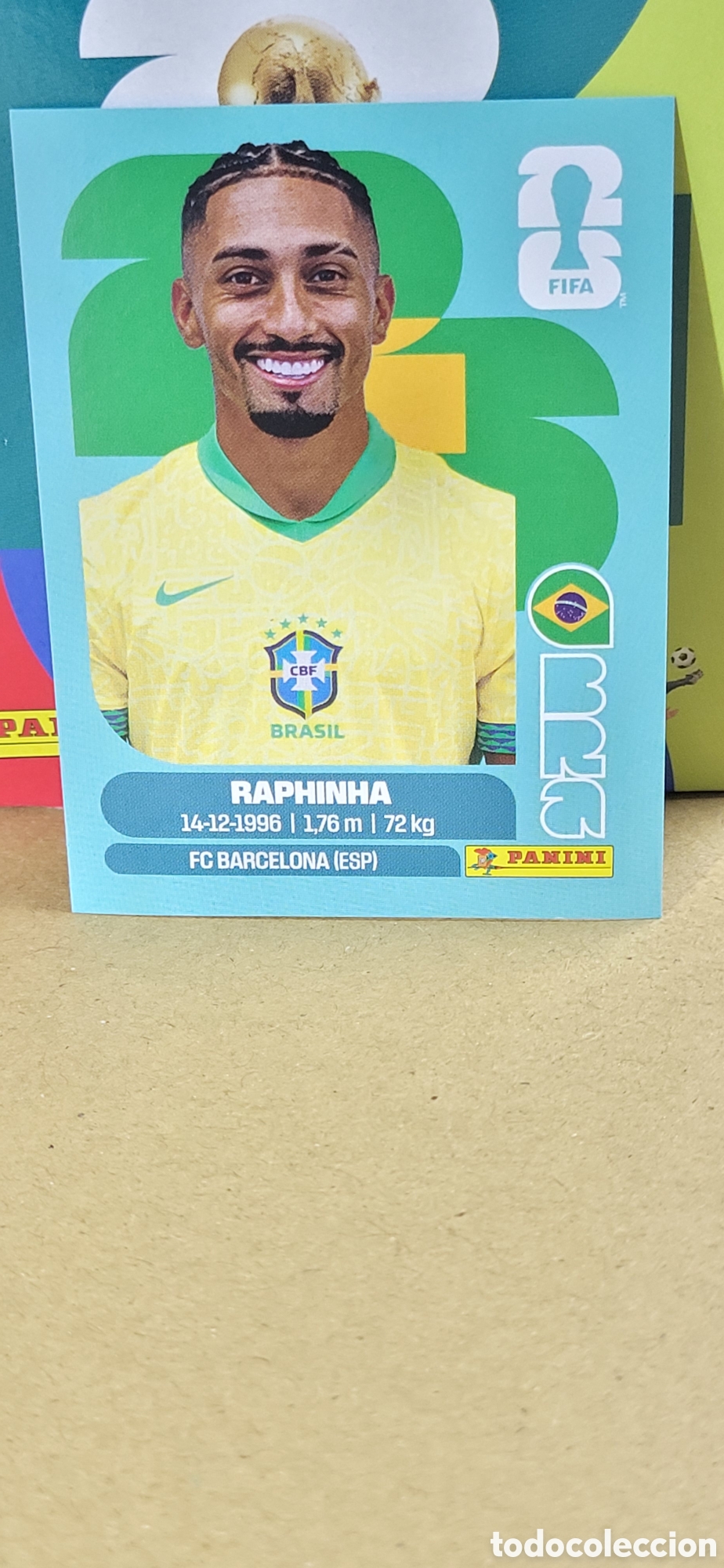 Coleccionismo Cromos antiguos: RAPHINHA BRASIL N&ordm; 19 FIFA WORLD CUP 2026 PANINI MUNDIAL FIFA WORLD CUP